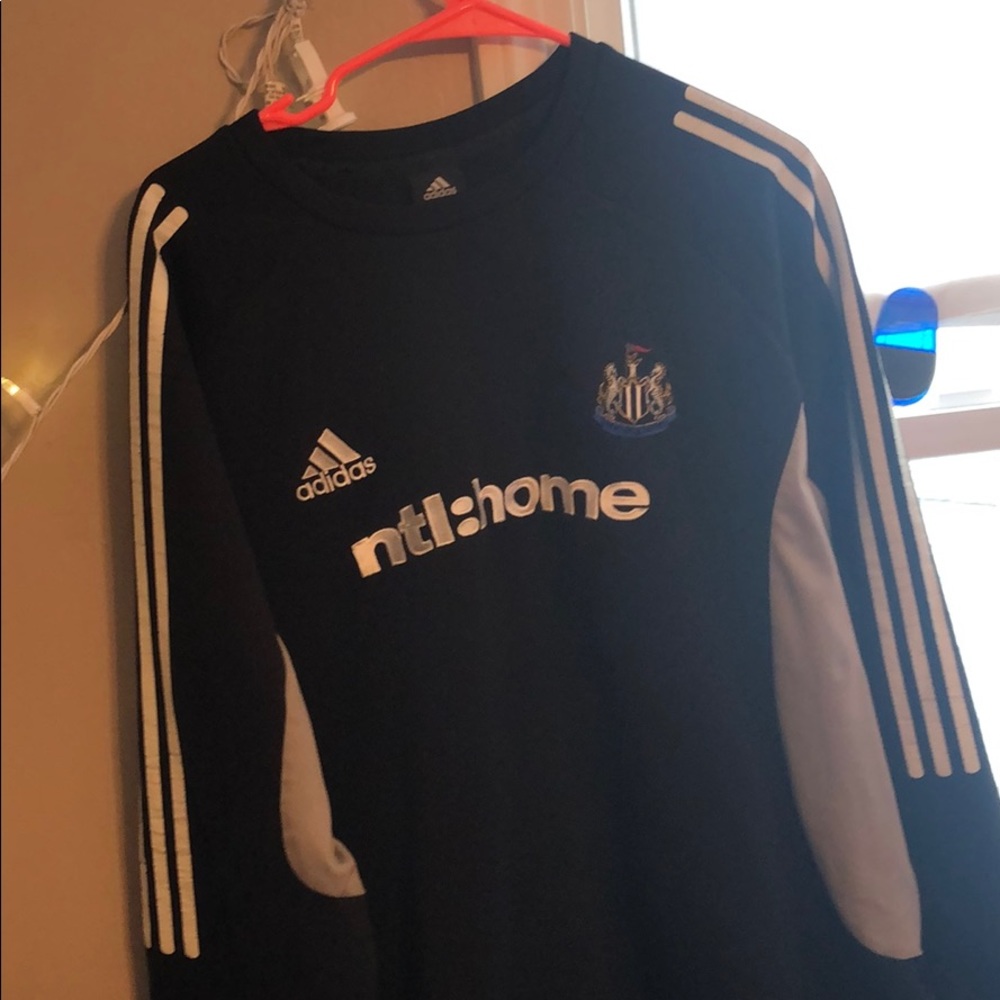 adidas crewneck with patches